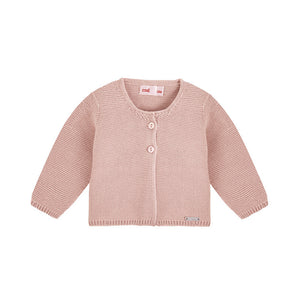 Jersey punto rosa empolvado
