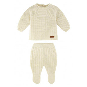 Conjunto lana merino cava