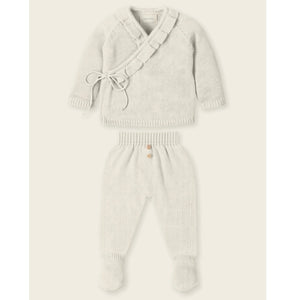 Conjunto primera puesta largo Milan milk