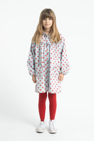 Vestido denim Red Dots