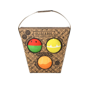 Pack 3 pelotas sensoriales Fruity Salad
