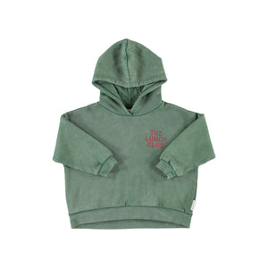 Sudadera hoodie Apple Print green