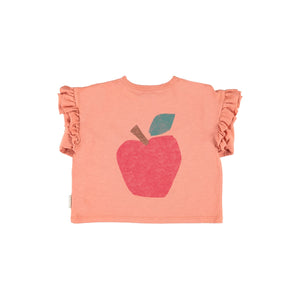 Camiseta Apple print pink