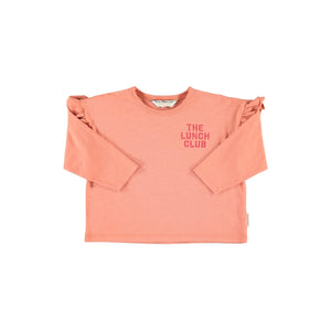 Camiseta Apple print pink