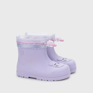 Botas de agua Mendi Gato malva