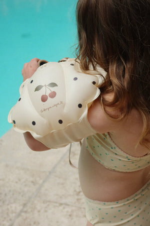 Manguitos Navy Dots