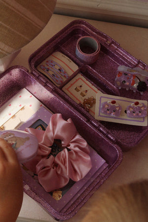 Caja Glam Glitter lila