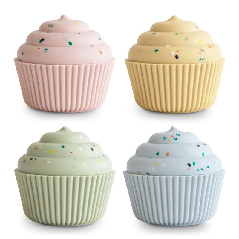 Pack 4 cupcakes para baño Multicolor