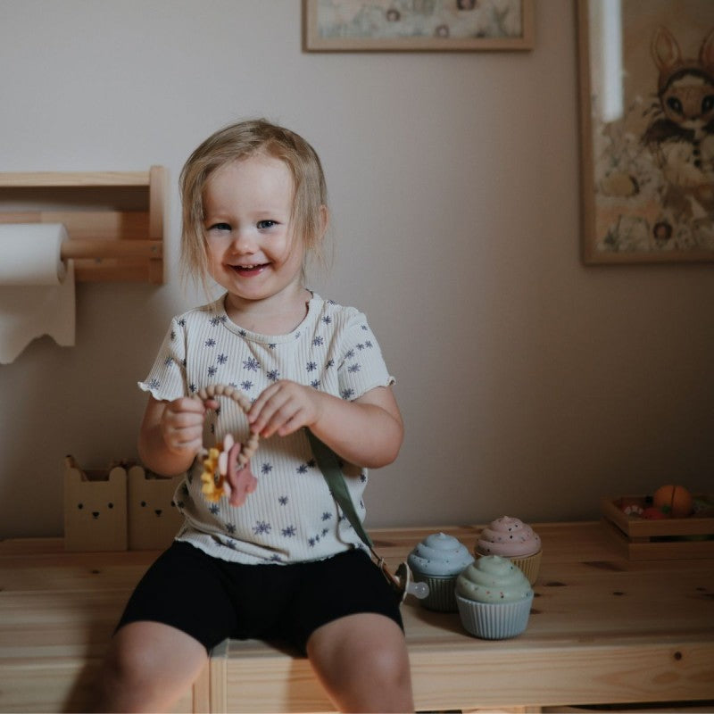 Pack 4 cupcakes para baño Multicolor