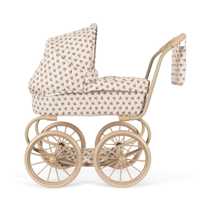 Minnie Doll Pram Vintage Flowers