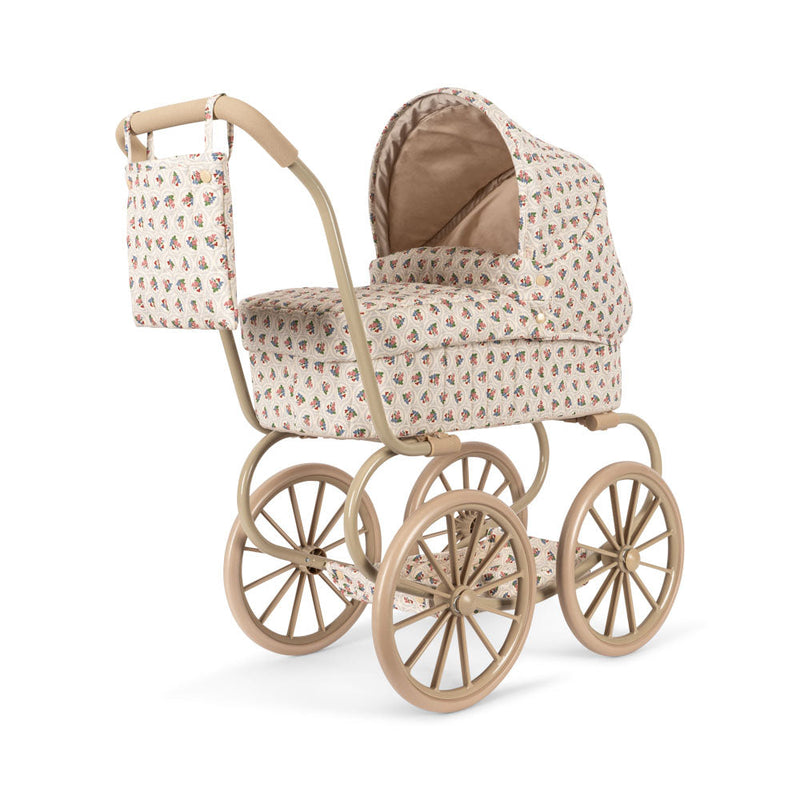 Minnie Doll Pram Vintage Flowers