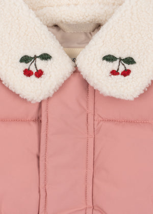 Anorak Collar Cherry pink