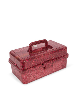 Caja Manualidades Glitter rosa