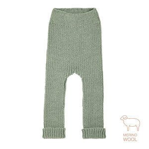 Pantalón Canalé lana merino musgo