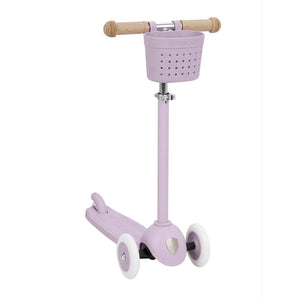 Patinete Banwood con cesta Eco Lavender