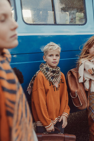 Sudadera School Trip camel