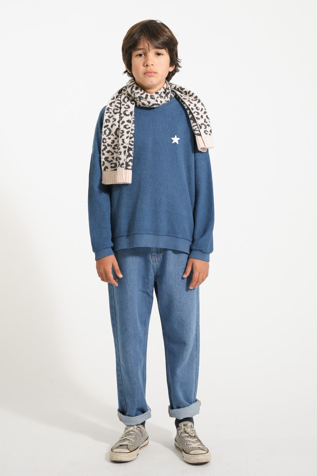 Pantalón Denim Unisex Washed navy