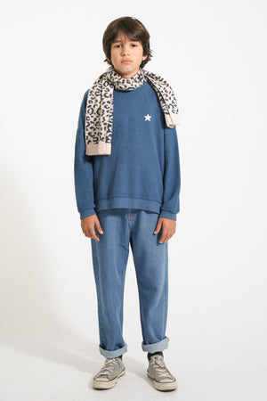 Pantalón Denim Unisex Washed navy