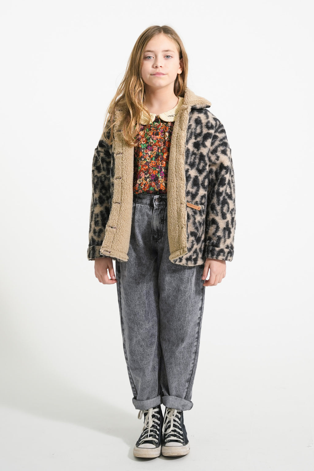 Pantalón Denim Mom Fit Washed black