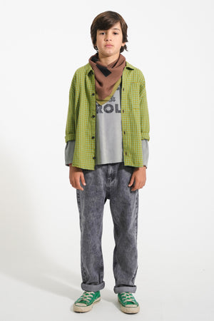 Camisa Green Checkered
