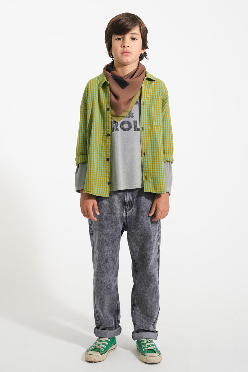 Camisa Green Checkered