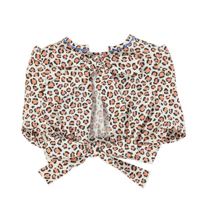 Blusa Crop Animal Print