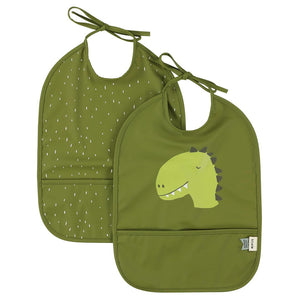 Babero impermeable set 2 Dino