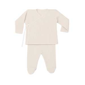 Conjunto primera puesta Canalé Blanco
