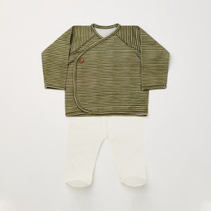 Conjunto primera puesta Verde rayas