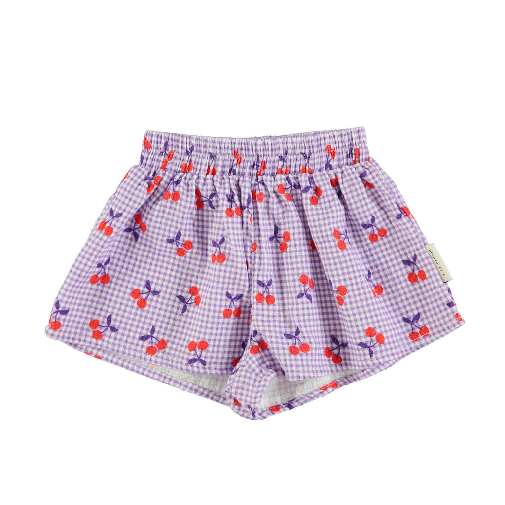 Shorts Purple Cherries