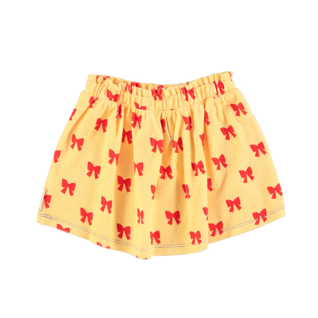 Falda Yellow Red Bows