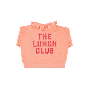 Sudadera Apple print pink