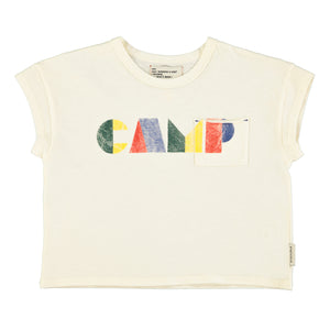Camiseta Camp Ecru