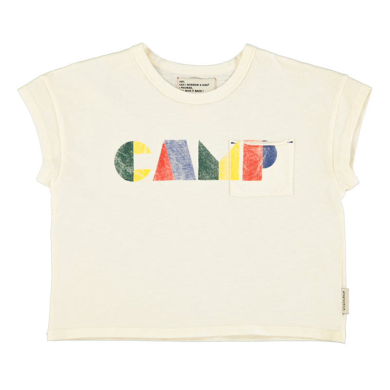 Camiseta Camp Ecru