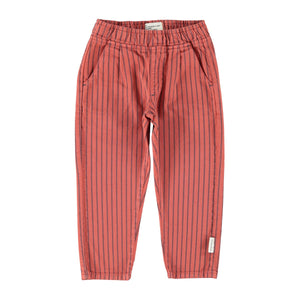 Pantalón Burdeos w/ black stripes