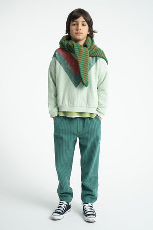 Pantalón Green w/ black stripes
