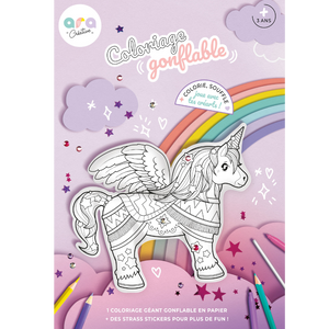 Dibujos inflables para pintar Unicornio