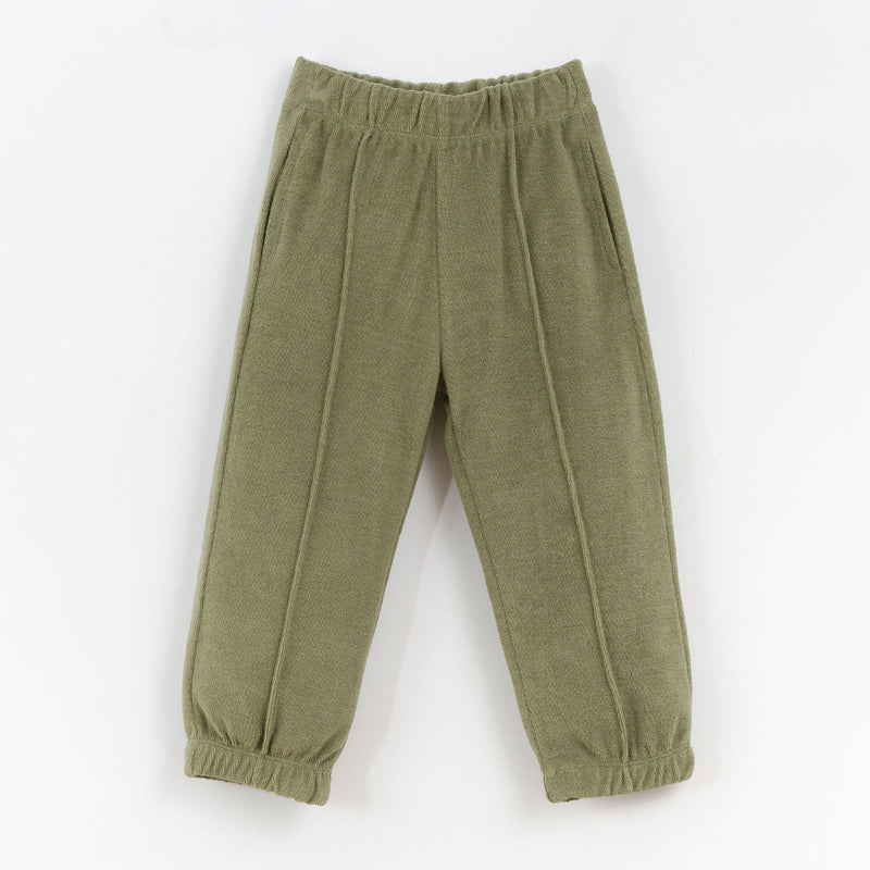 Pantalón teddy verde