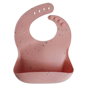 Babero silicona Pink Confetti