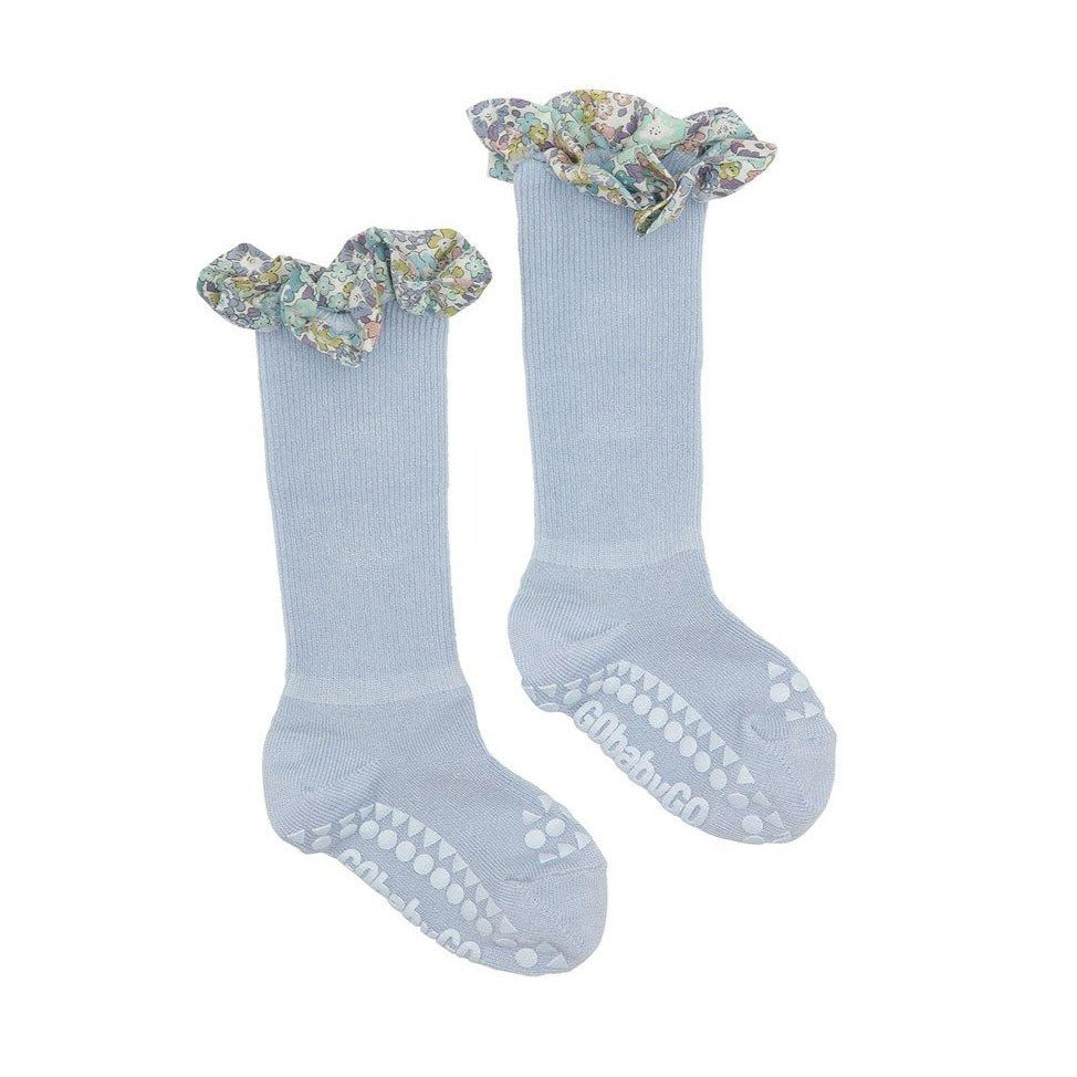 Calcetines antideslizantes bambú liberty Sky Blue