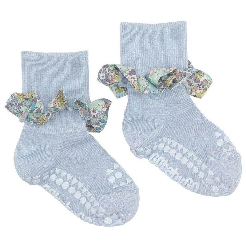 Calcetines antideslizantes bambú liberty Sky Blue