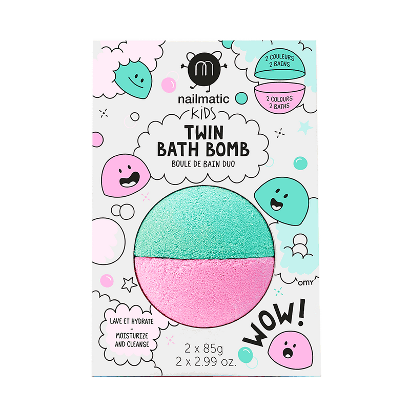 Bomba baño Doble Green+Pink